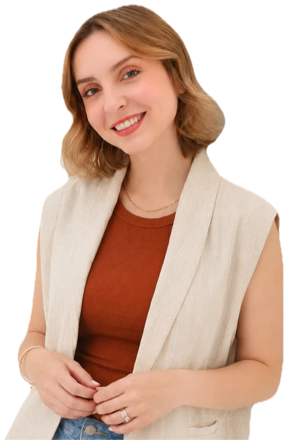 Gabriela Bobsin Cerentini, psicóloga CRP 07/45222, sorrindo
